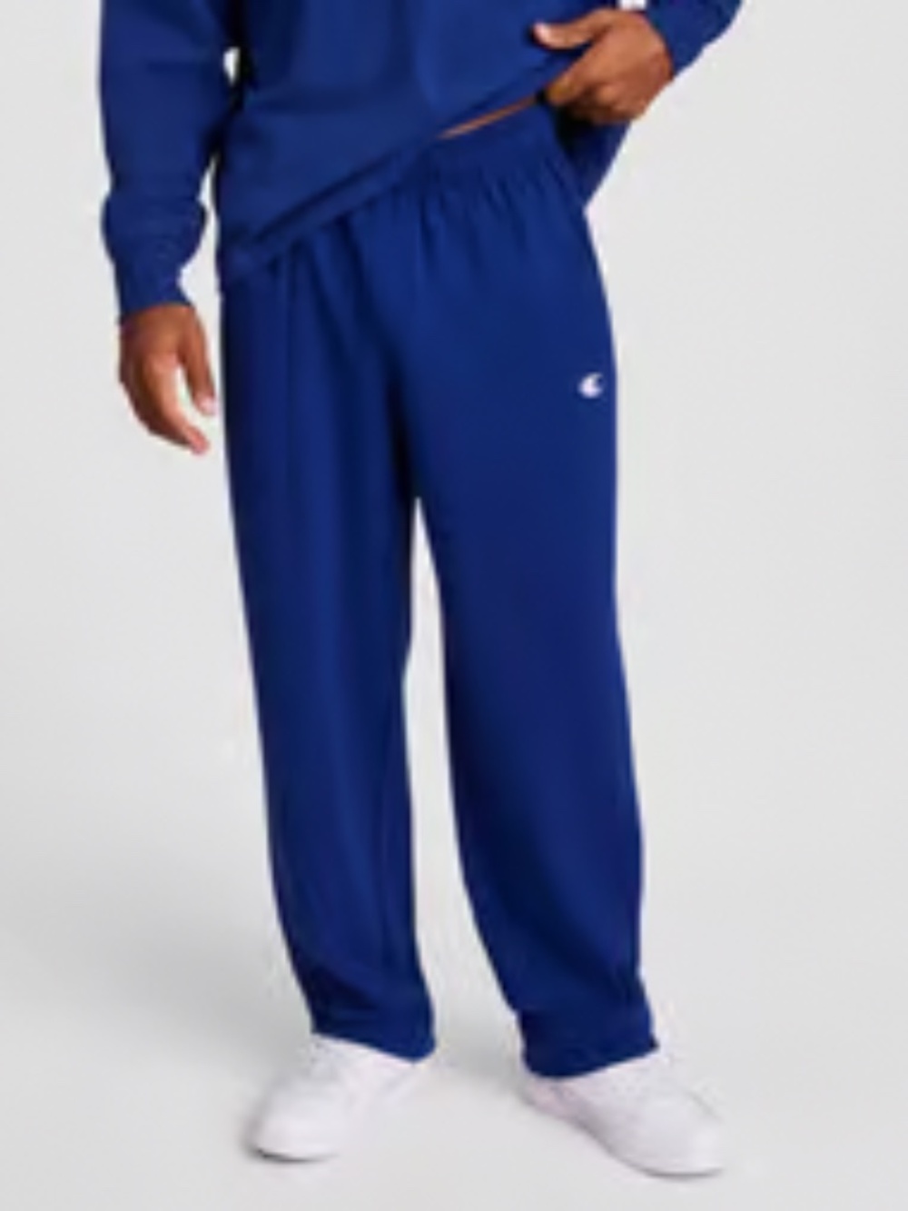 Champion Men Open Bottom Bungee Fit Pull-On Pants L